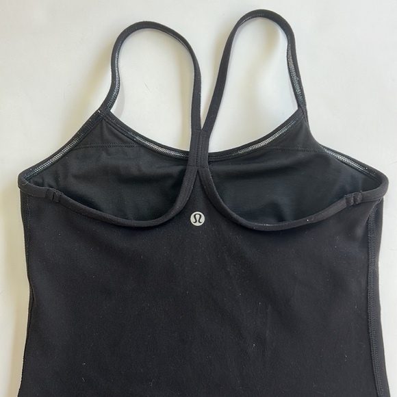 Women’s lululemon racerback fitted tank black size 4 - Picture 4 of 11